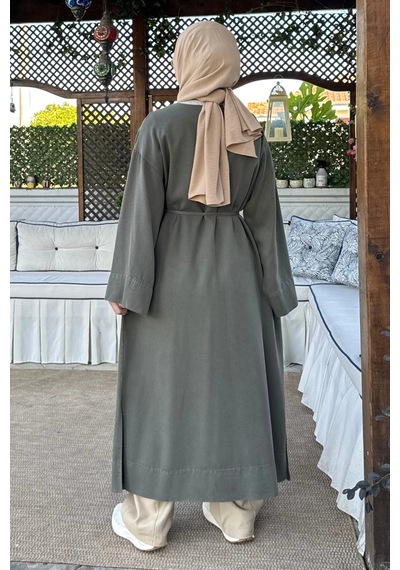 Rabia Şamlı Nazenin Kot Tencel Kap Çağla Normal