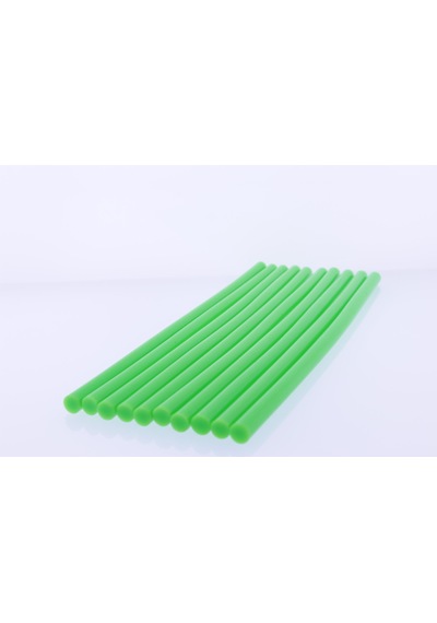 Winnboss Sıcak Silikon Mum Çubuk Yeşil - Kalın 11x300mm 10 Lu Paket