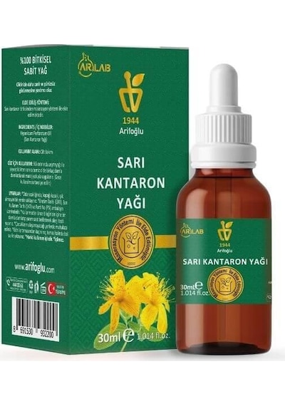 Sarı Kantaron Yağı 30ml %100 Saf Yağ Arlab 30 ML