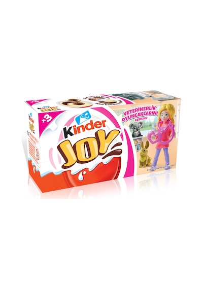 Joy Yumurta Çikolata Kızlar 20 Gr 3'lü - 3 Adet