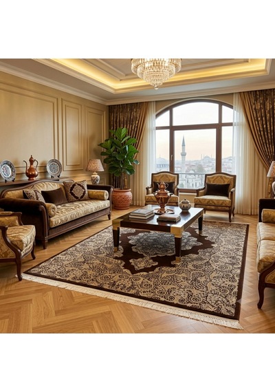 Saltanat 200 X 300 İpek Halı Çok Renkli