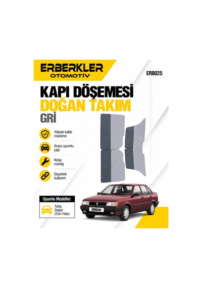 Kapı Döşemesi Doğan Takım Gri - Erb1746