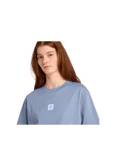 B0a5rzxb881-r Timberland Stack Logo Short-sleeve Tee Kadın T-shirt Mavi B0a5rzxb881-r Mavi