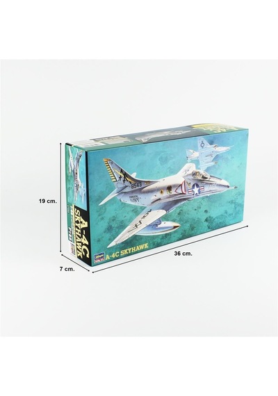 Hasegawa Pt22 7222 1/48 Ölçek, A-4c Skyhawk, Savaş Uçağı Plastik Model Kiti-57108