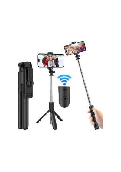 Sptmgldı Cep Telefonu Tripod Standı Manyetik Selfie Sopa Bluetooth Uzaktan Kumandalı