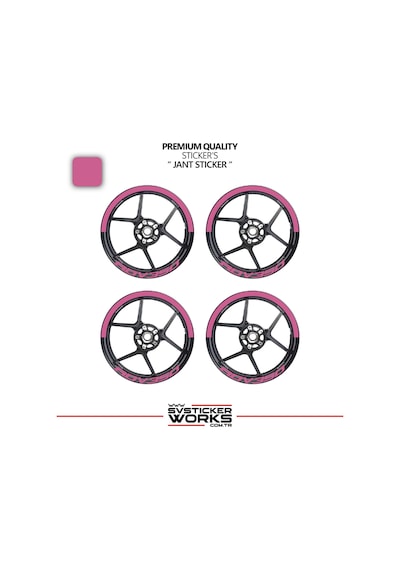 Honda Adv 350 Jant Şeridi Yarım Jant Kaplama & Adv 350 Yazı Sticker Seti 66722716