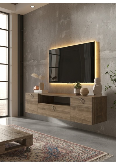 Resital Tv Ünitesi S1241-2 Ceviz Ceviz