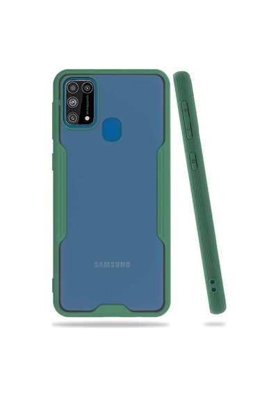Galaxy M31 Kılıf Zore Parfe Kenarları Pastel Renk Silikon Kılıf