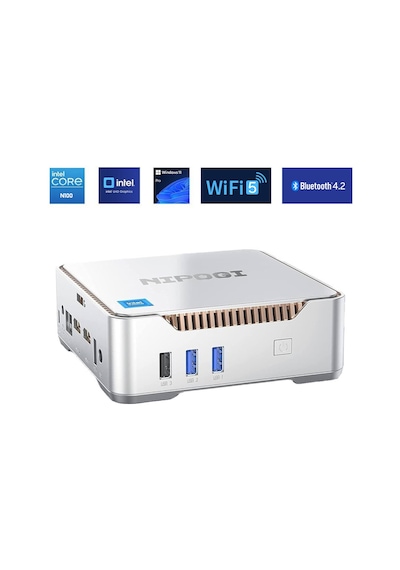 Nipogi GK3 Plus ONECLASS N100 16 GB 512 GB NVMe SSD W11H Mini Pc