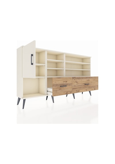Arges Konsol 8 Raflı 2 Çekmeceli Tek Kapaklı 176x30x99 Aytaşı-aytaşı/çam Aytası/atlas Çam - Aytası Arges Konsol 8 Raflı 2 Çekmeceli Tek Kapaklı 176x30x99 Aytaşı-aytaşı/çam Aytası/atlas Çam - Aytası