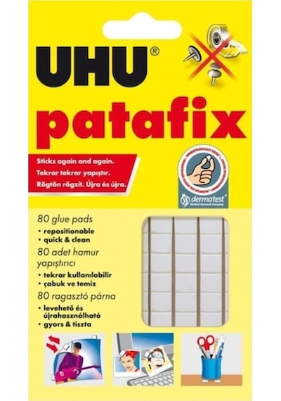 Uhu Patafix Hamur Tipi Yapıştırıcı Beyaz