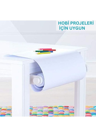 Beyaz Kraft Ambalaj Ve Hediye Paketleme Kağıdı, Rulo Resim, Çeyiz Kağıdı, 80 Gr-70 Cm X 50 Metre