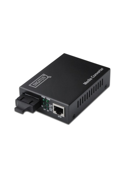 Digitus Media/rate Converter, 10/100tx - 100fx Multimode 2 Km, Sc -18454