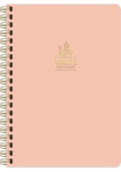Write For A Start A5 Çizgili Spiralli Defter Mavi Somon