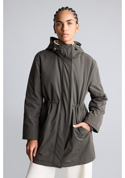 Defacto Beli Büzgülü Regular Fit Kapüşonlu Parka H6148ax26aukh190 Haki-kh190