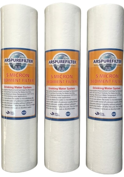 Su Arıtma Cihazı 5 Mikron Sediment Filtre 10 Inch 3 Adet