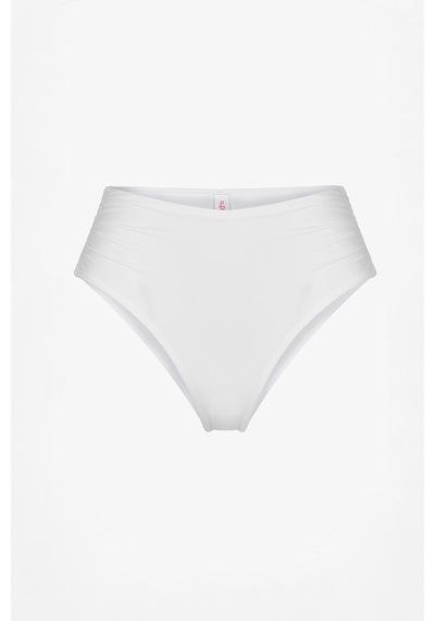Penti Beyaz High Büzgülü Bikini Altı