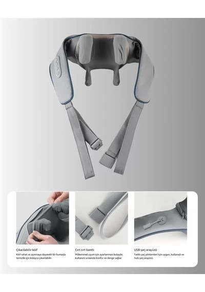 Home Vnb-01 U Tipi Ergonomik Boyun Masaj Cihazı Çok Renkli