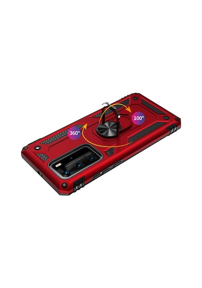 Huawei P40 Pro Kılıf Zore Vega Kapak Gri