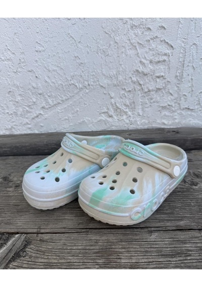 Huzurlu Adımlar Safari Rengi Çocuk Crocs Kum Beji