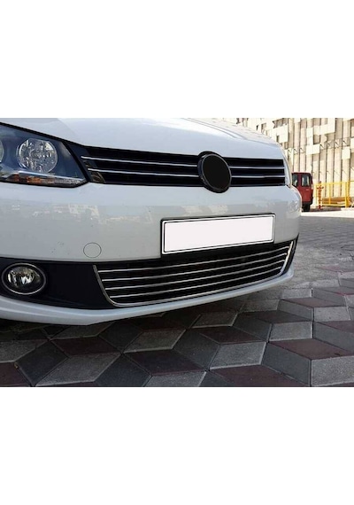 Vw Caddy Krom Ön Tampon Çerçevesi 5 Parça 2010-2014 Arası