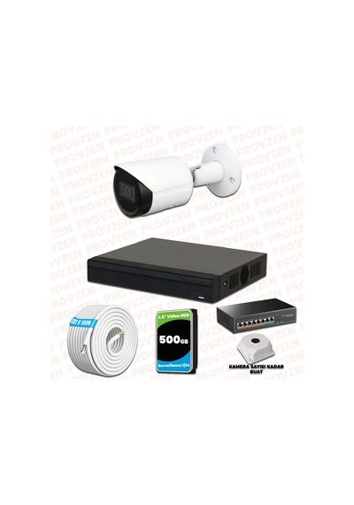 Provzen Dahua 1 Kameralı Ip 1080p Gece Görüşlü Güvenlik Kamerası