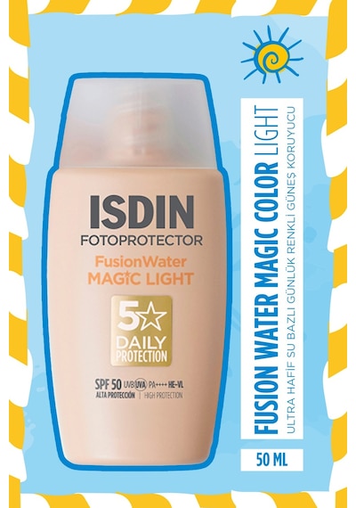 Isdin Fotoprotector Fusion Water Color Magic Spf50 Light 50 ML Isdin Fotoprotector Fusion Water Color Magic Spf50 Light 50 ML
