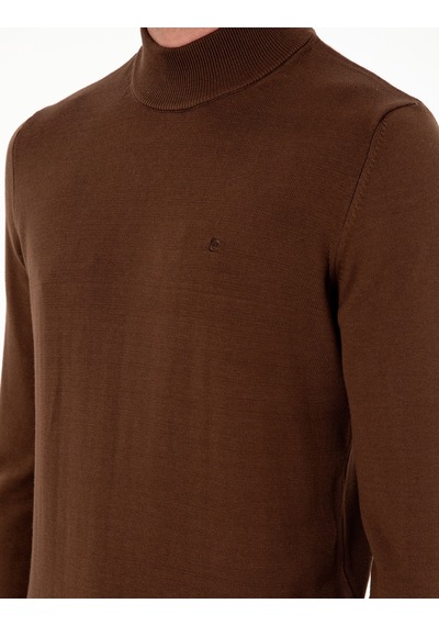 Pierre Cardin Erkek Koyu Kahverengi Kazak /triko 50296548-vr084 Koyu Kahverengi