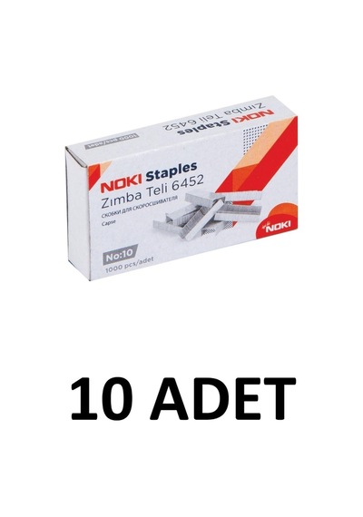 10 Adet Küçük Boy Zımba Teli No:10 Cu 1000 Li