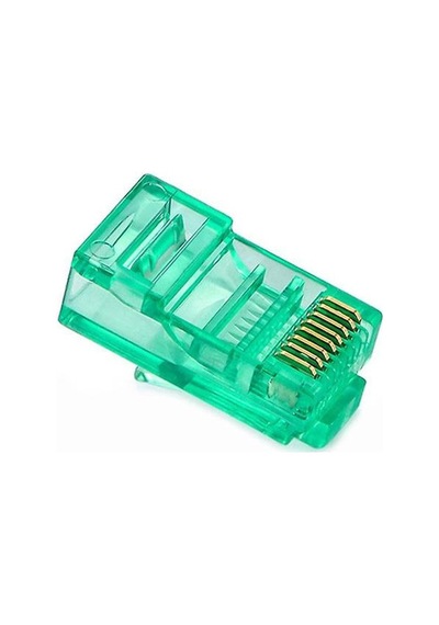 Pm-22703 Rj45 Cat6 8p/8c Yeşil Soket 100 Lü Paket
