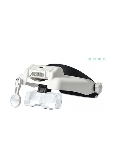 Nikula-3 Led Lambalı Şapka Tıp Büyüteç 3 Lensli- MG81000S
