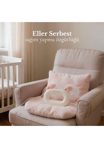 Mamajoo Kybele Giyilebilir Çiftli Göğüs Pompası 150 Ml 9 Kademe Ayarı