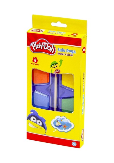 Play-doh Jumbo Suluboya Seti 8 Renk 35 Mm Çocuklar İçin Eğlenceli Boyama