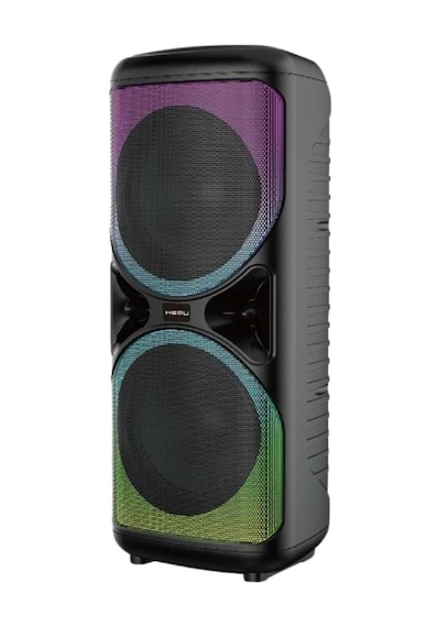 Hepu Hp-985 Partybox Bluetooth Hoparlör 2 6.5 Hoparlör 20w Güç Rgb Işık Tws Destekli
