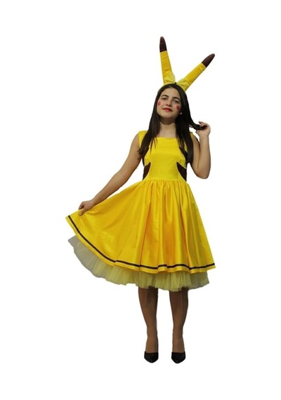 Kostümsarayı Yetişkin Bayan Pikachu Kostümü