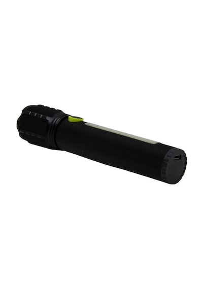 Gold Silver Gs 400 10w Çelik Kasa Zoom Özellikli Usb Şarjlı El Feneri Siyah
