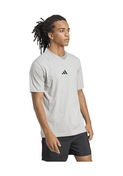 Adidas M Sl Sj Erkek Spor T-shirt - Jf1091 Gri