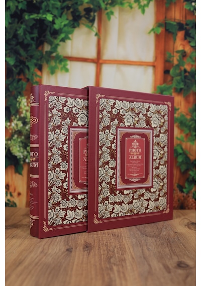 Nrcn 10x15 Cm 200'lük Desenli Ve Kutulu Deluxe Fotoğraf Albümü