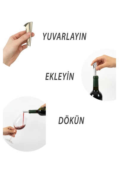 Wine Dropper - Şarap Damlalığı - Akıtmaz Ve Karaf Etkili Şarap Dökücü 20 Adet