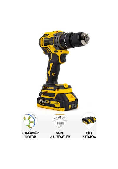 Dawreek 10 MM Yellow Kömürsüz Vidalama