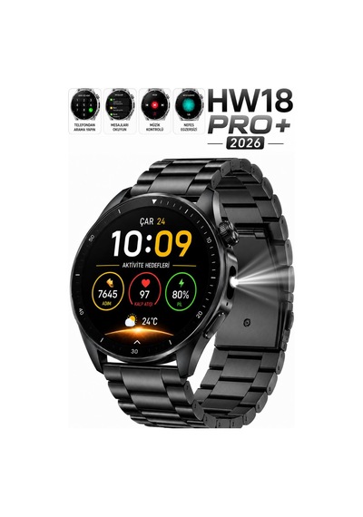 Sonreir Watch Hw18 Pro+ 2026 Erkek Akıllı Saat  (Distribütör Garantili)