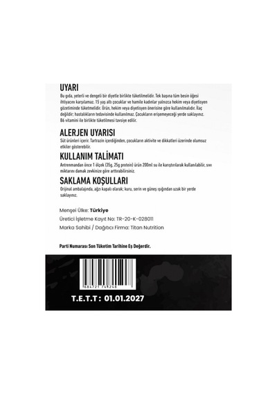 Premium 100% Whey Protein Wpc70 2300g Çikolata
