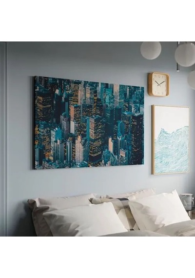Ikea Pjätteryd Resim , Çok Renkli, 118x78 Cm, Büyük Şehir