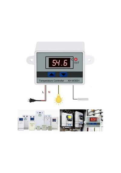 Xh-w3001 220v Ac Dijital Termostat Akvaryum Kuluçka Makinesi XH-W
