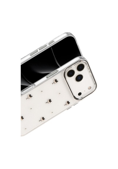 Newface Apple İphone 17 Pro Fiyonk Desenli Kapak - Desen 1