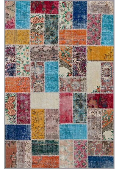 Rovigo Home Dijital Baskı Yıkanabilir Kaymaz Taban Salon Halısı  RVG1785 Çok Renkli