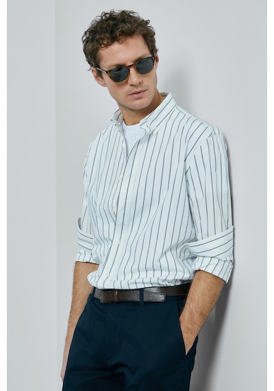 Lufian Erkek Regular Fit Nıcer Basic Gömlek 111010639 Lacivert Lacivert