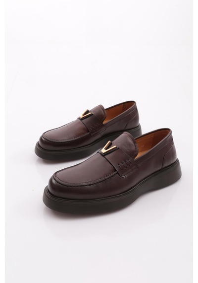 Dgn 6683 Erkek Loafer Ayakkabı Kahve