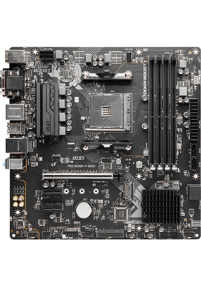 MSI Pro B550M-P GEN3 AMD B550 4400 MHz (OC) DDR4 Soket AM4 mATX Anakart