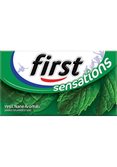First Sensations Yeşil Nane Aromalı Sakız 27 G
